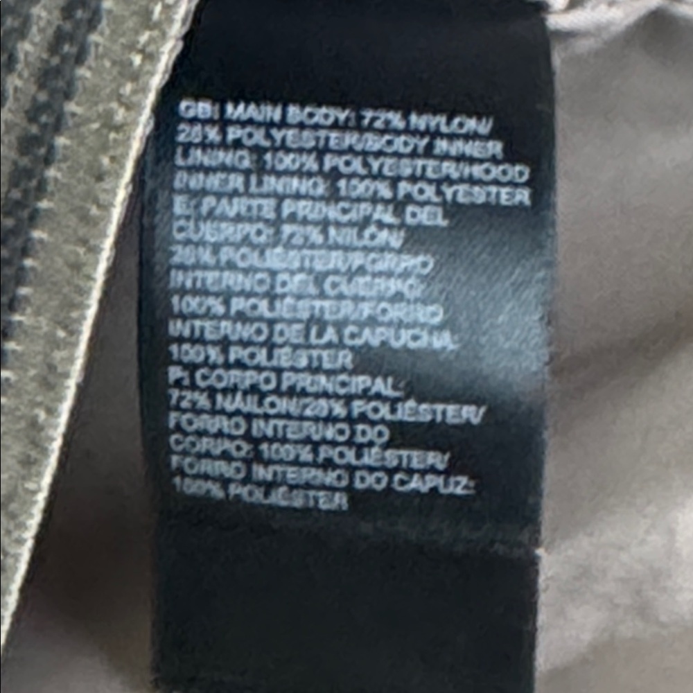 The North Face jacket men’s medium gray water resistant - Picture 7 of 12